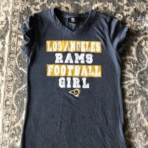 Rams girls tee large